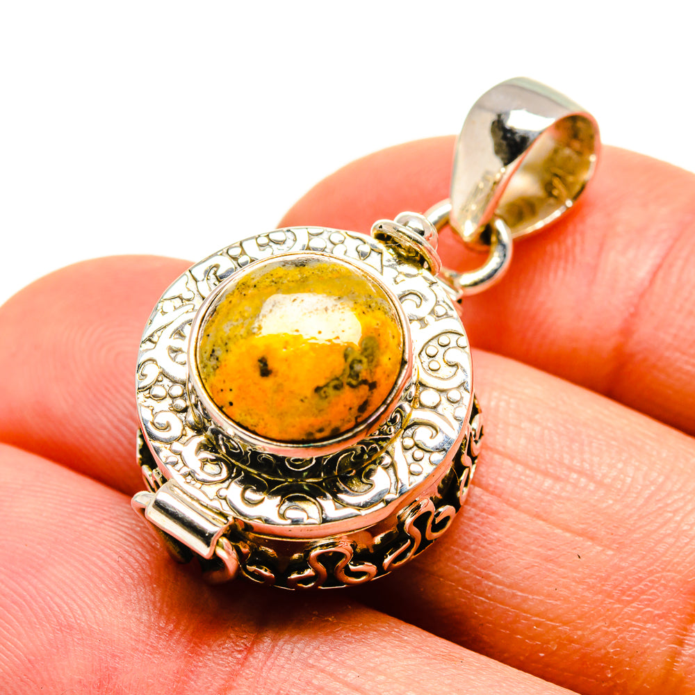 Bumble Bee Jasper Pendants handcrafted by Anasilvercos - PD754537