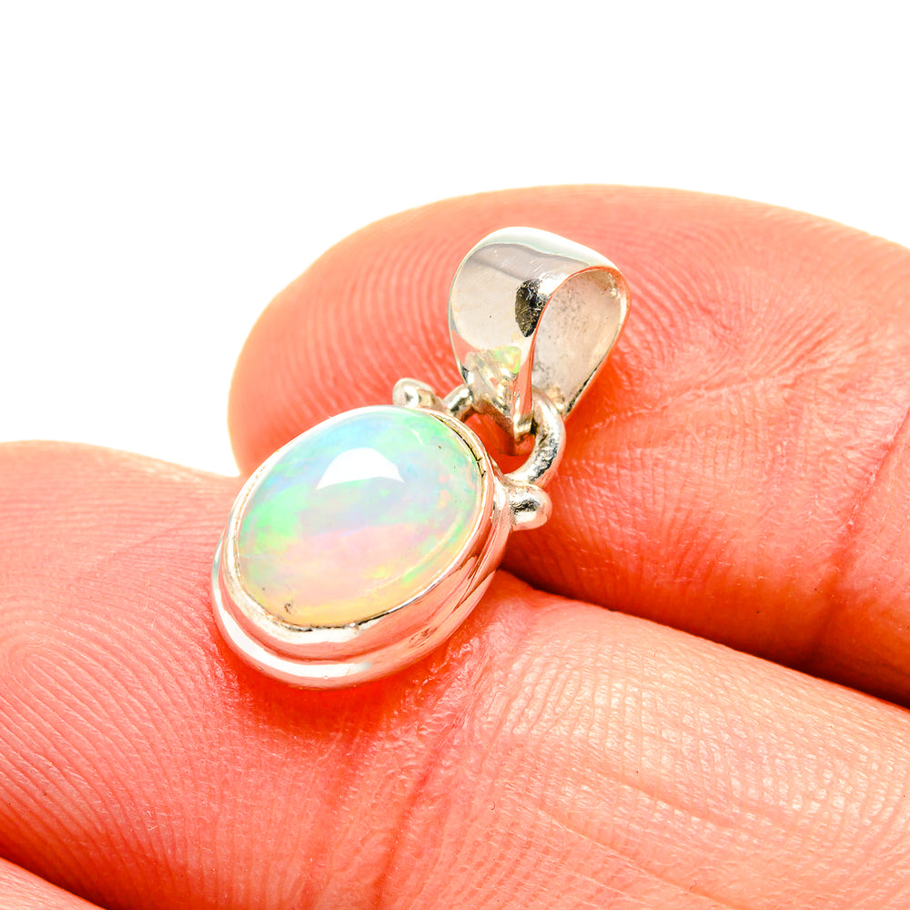 Ethiopian Opal Pendants handcrafted by Anasilvercos - PD754540