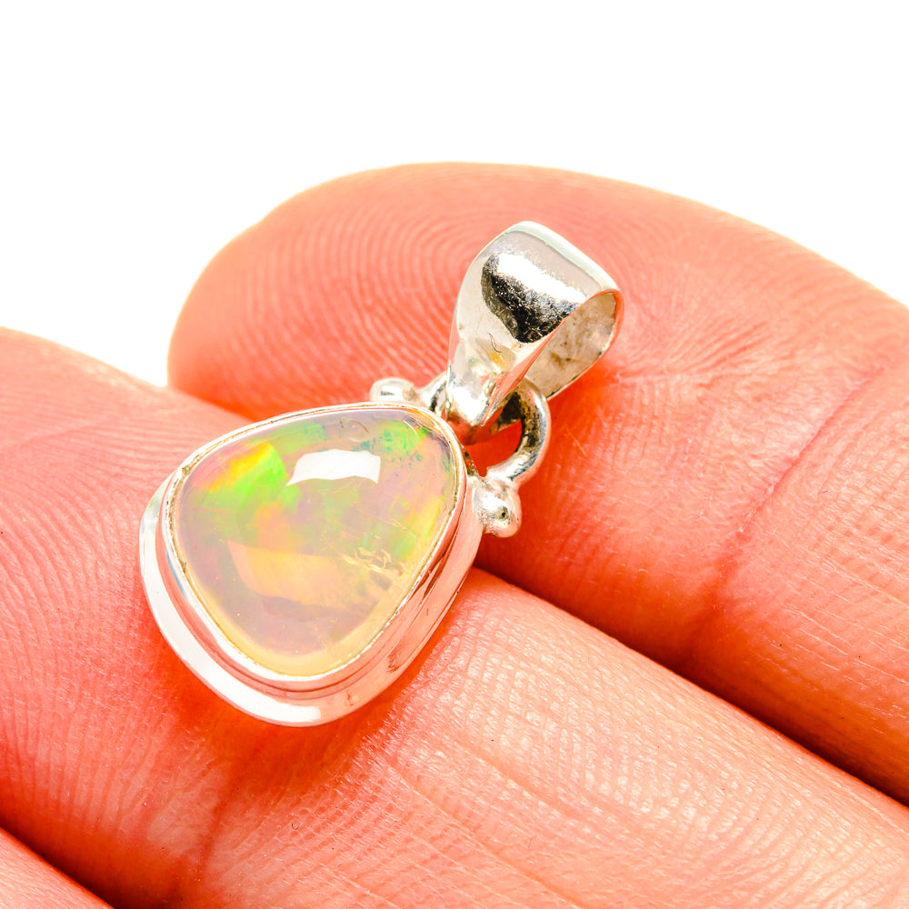 Ethiopian Opal Pendants handcrafted by Anasilvercos - PD754542
