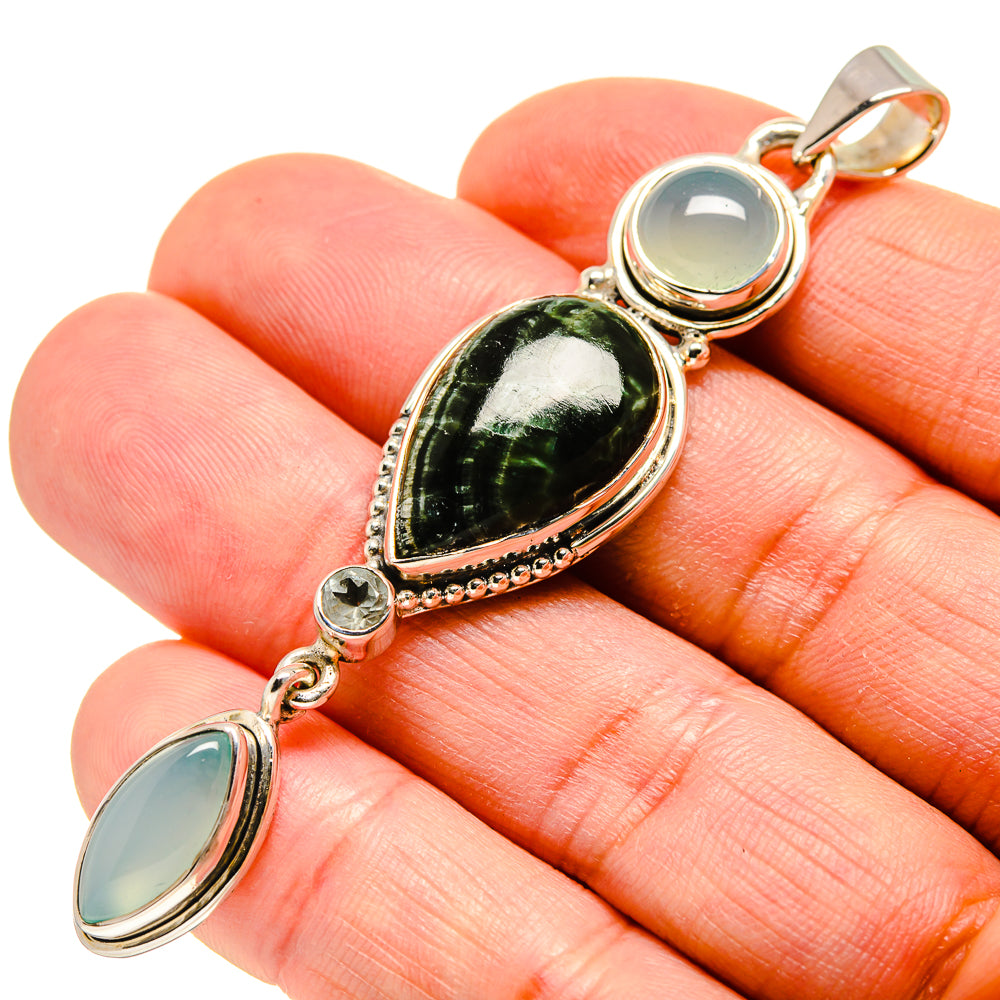 Seraphinite Pendants handcrafted by Anasilvercos - PD754561