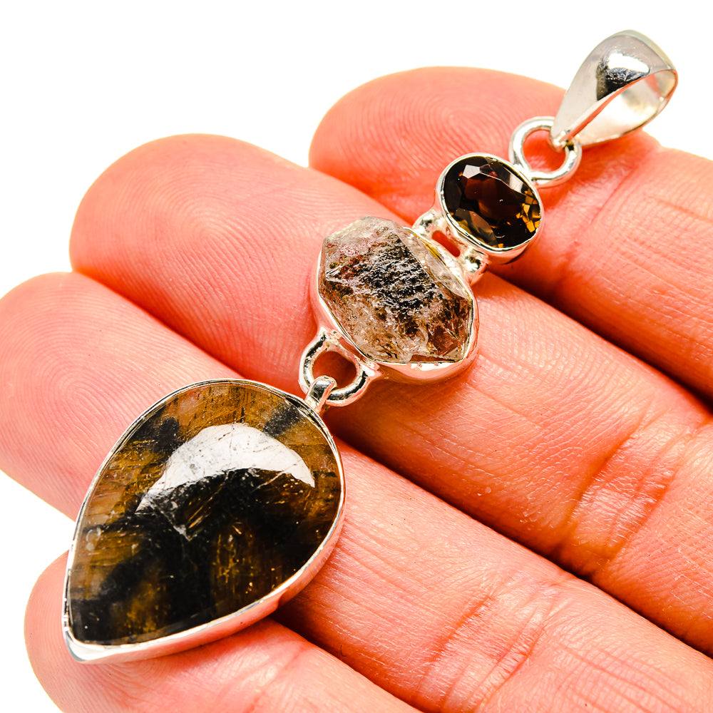 Chiastolite Pendants handcrafted by Anasilvercos - PD754563