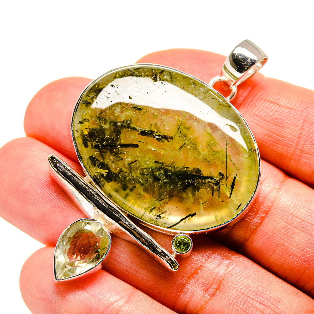 Prehnite Pendants handcrafted by Anasilvercos - PD754570