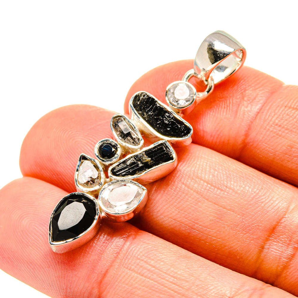 Black Onyx Pendants handcrafted by Anasilvercos - PD754593
