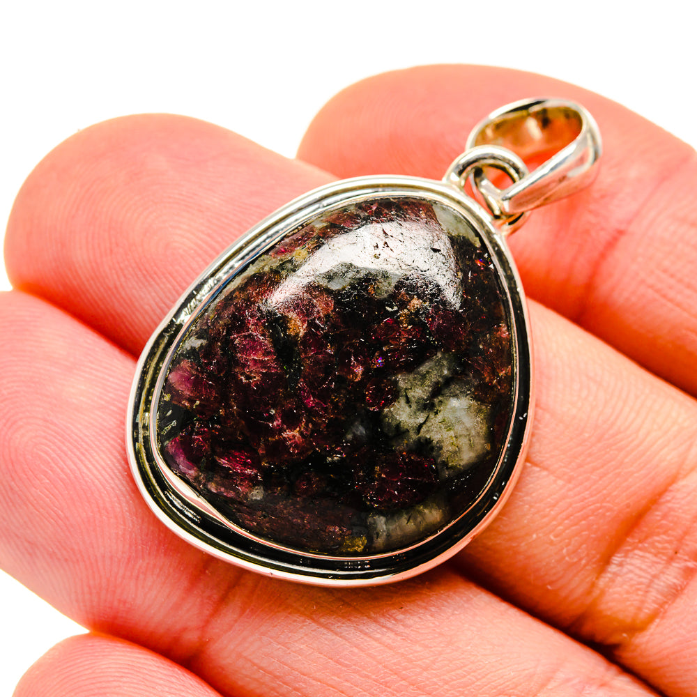 Russian Eudialyte Pendants handcrafted by Anasilvercos - PD754601