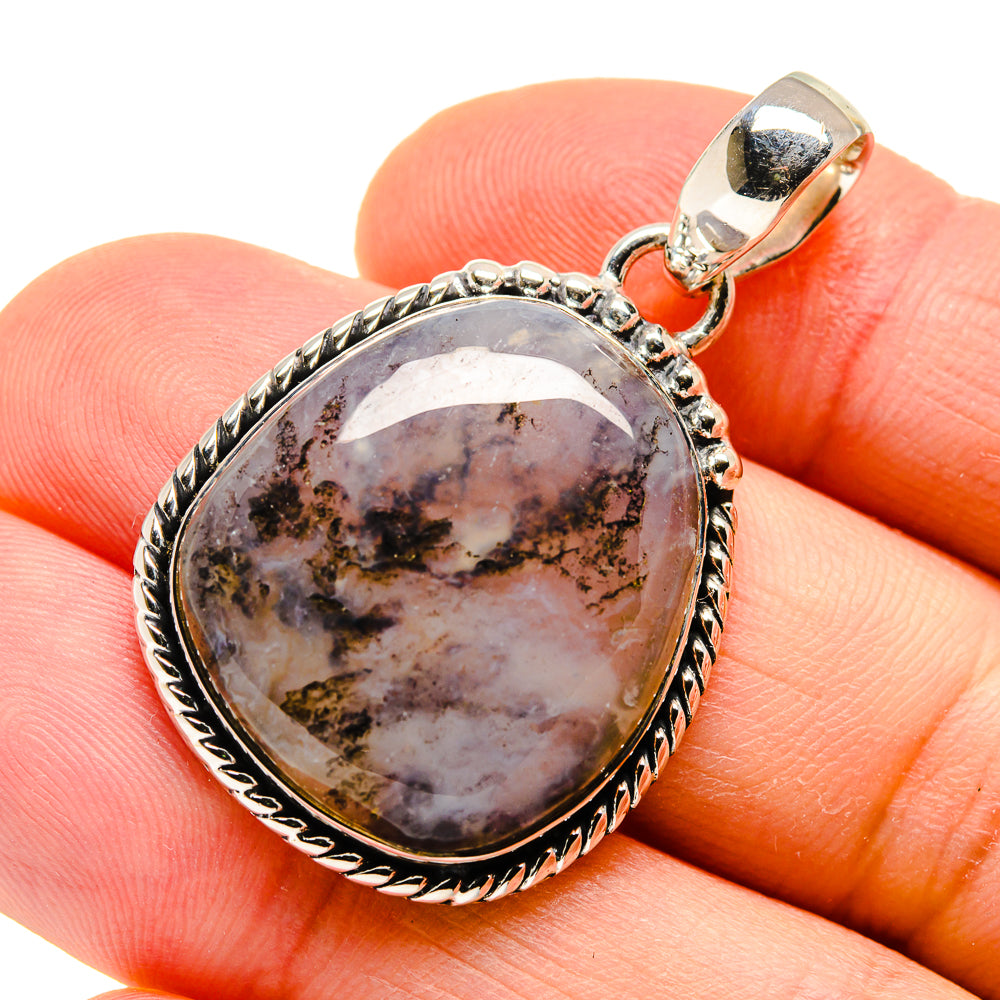 Dendritic Opal Pendants handcrafted by Anasilvercos - PD754602
