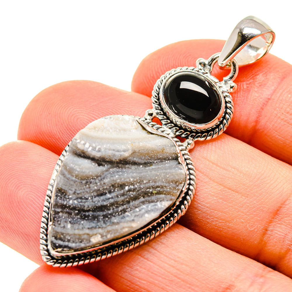 Desert Druzy Pendants handcrafted by Anasilvercos - PD754619