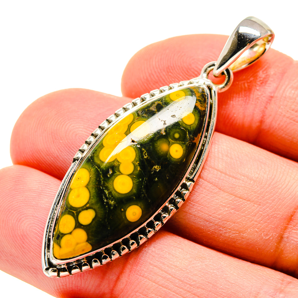 Ocean Jasper Pendants handcrafted by Anasilvercos - PD754623
