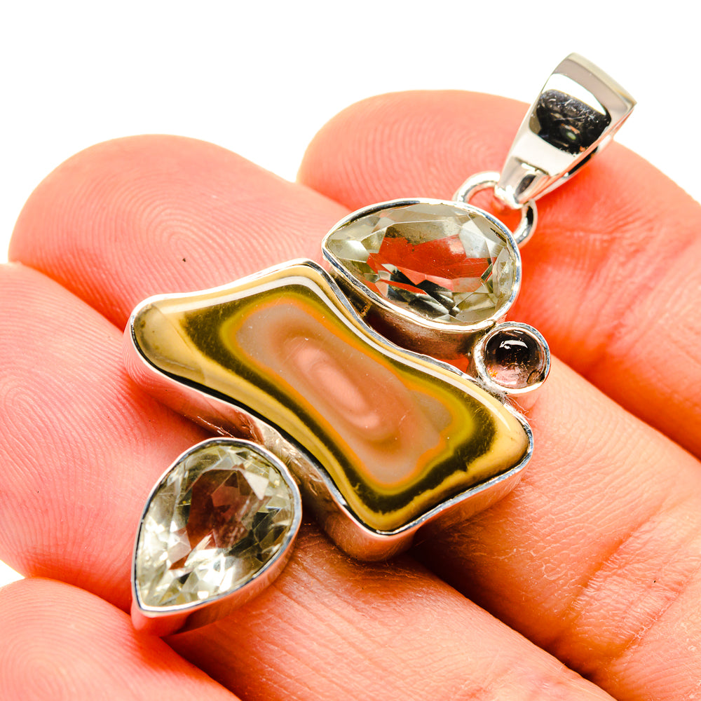 Willow Creek Jasper Pendants handcrafted by Anasilvercos - PD754637