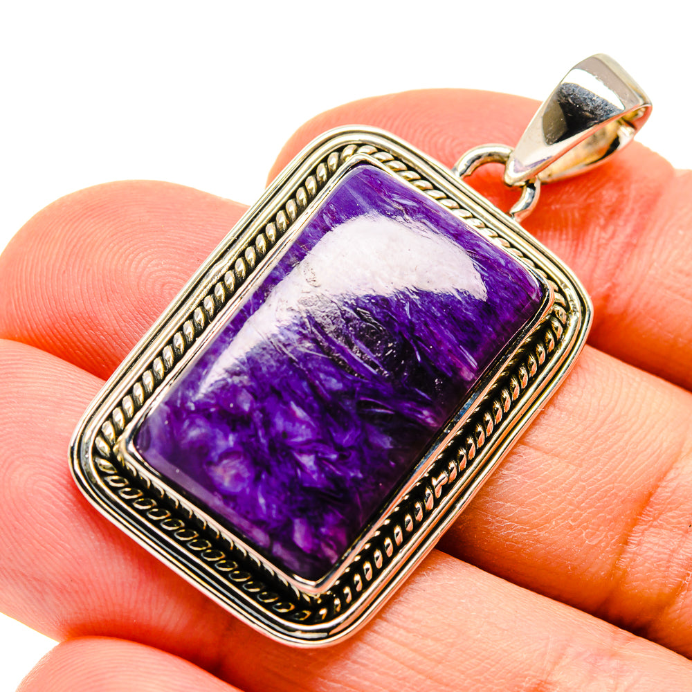 Charoite Pendants handcrafted by Anasilvercos - PD754639