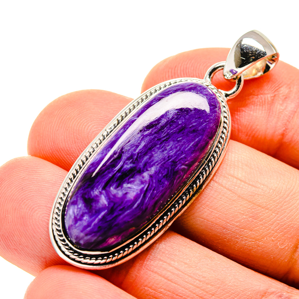 Charoite Pendants handcrafted by Anasilvercos - PD754641