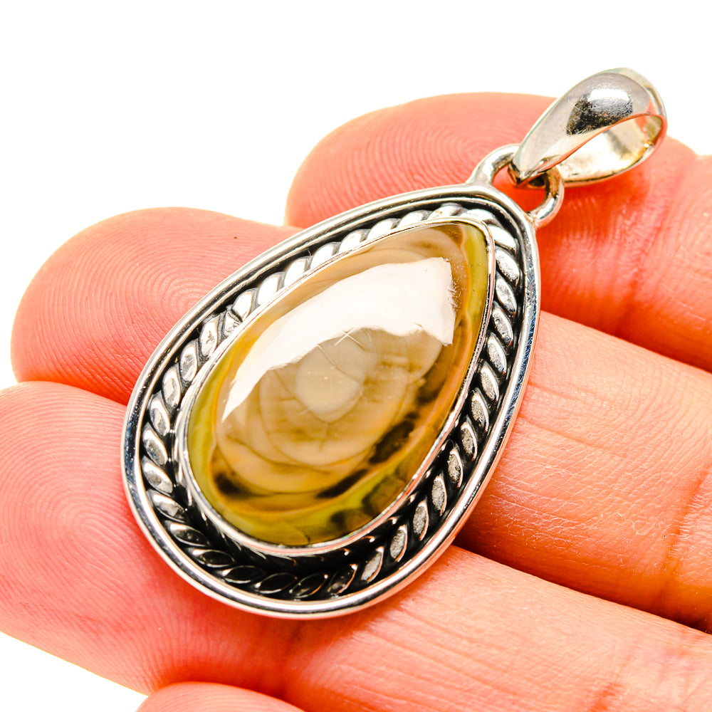 Willow Creek Jasper Pendants handcrafted by Anasilvercos - PD754647