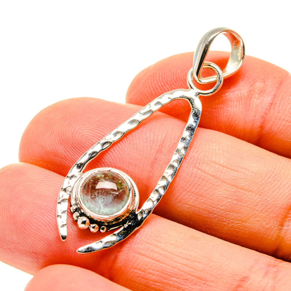Aquamarine Pendants handcrafted by Anasilvercos - PD754652