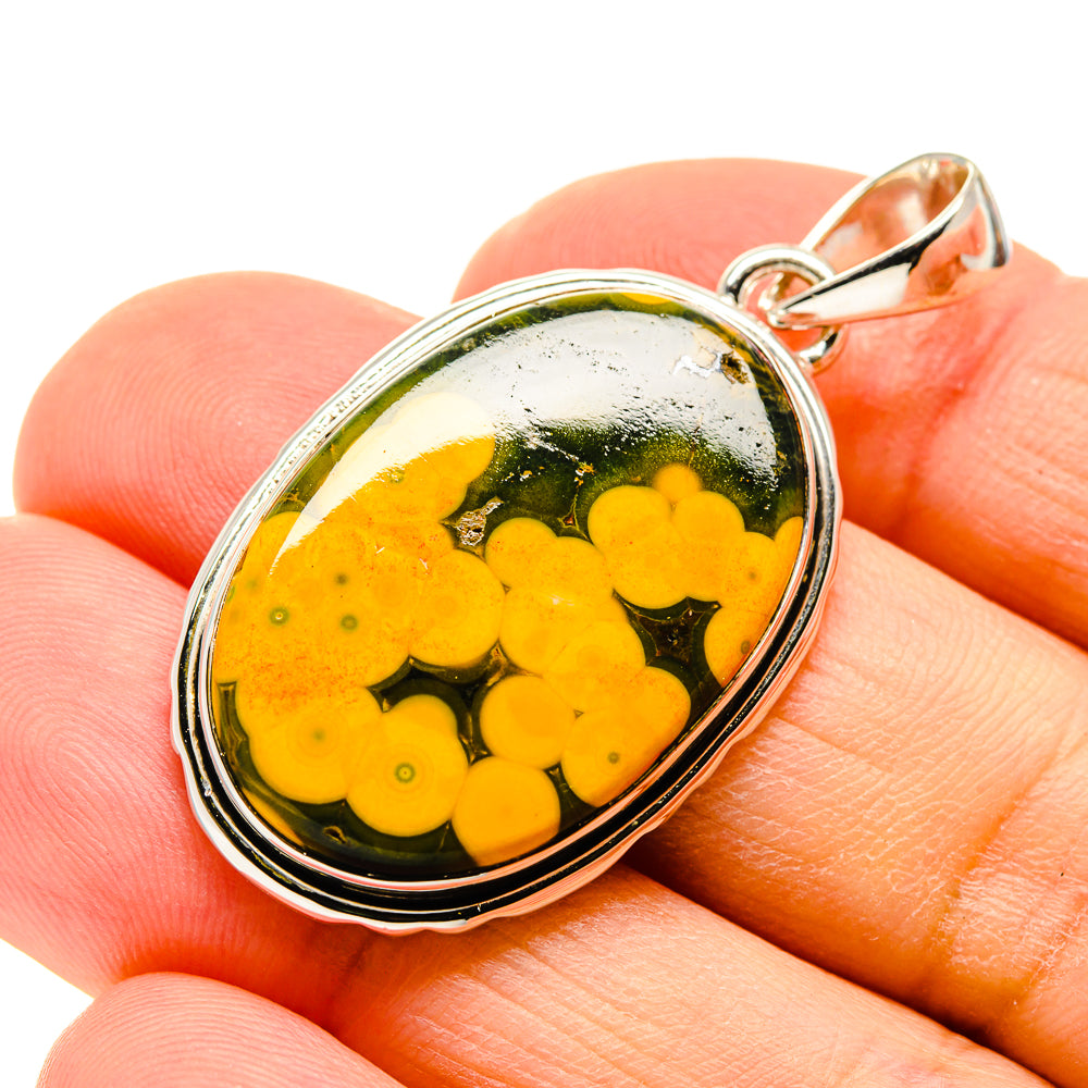 Ocean Jasper Pendants handcrafted by Anasilvercos - PD754662