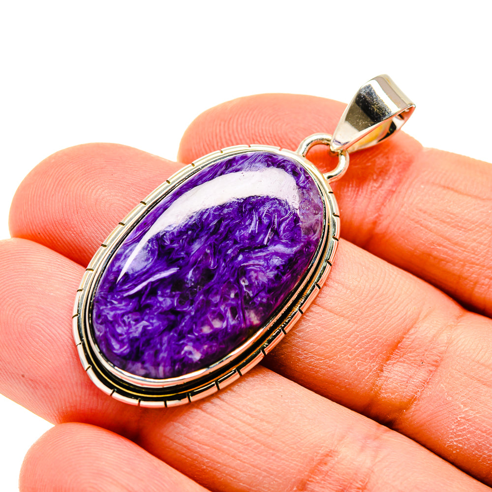 Charoite Pendants handcrafted by Anasilvercos - PD754672