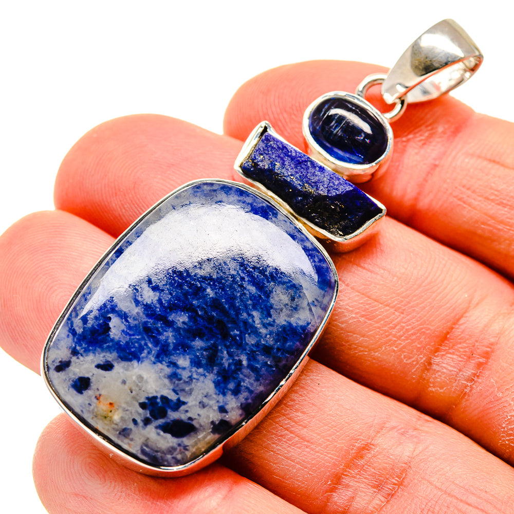 Sodalite Pendants handcrafted by Anasilvercos - PD754676