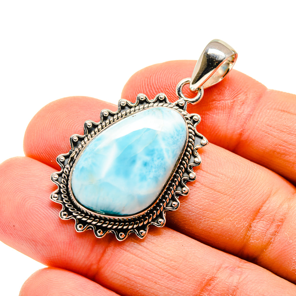 Larimar Pendants handcrafted by Anasilvercos - PD754685