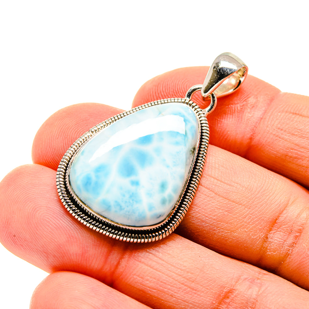 Larimar Pendants handcrafted by Anasilvercos - PD754686