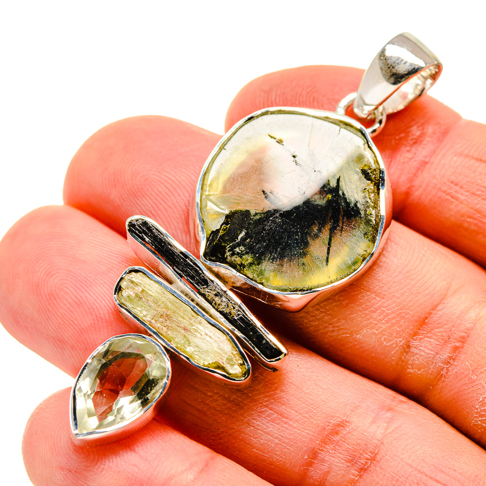 Prehnite Pendants handcrafted by Anasilvercos - PD754691