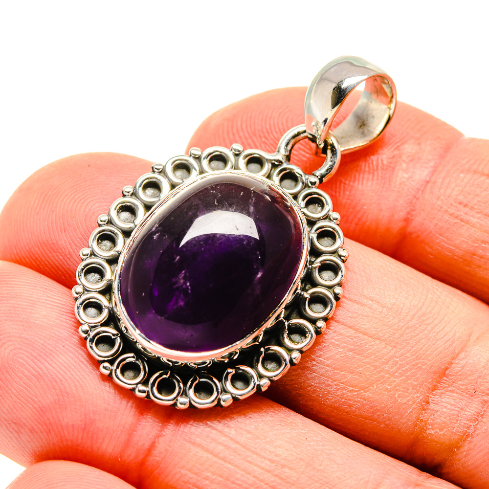 Amethyst Pendants handcrafted by Anasilvercos - PD754693