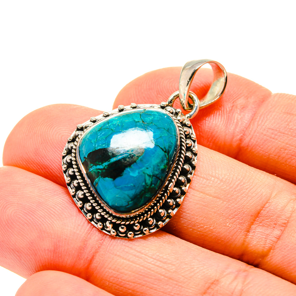 Chrysocolla Pendants handcrafted by Anasilvercos - PD754702