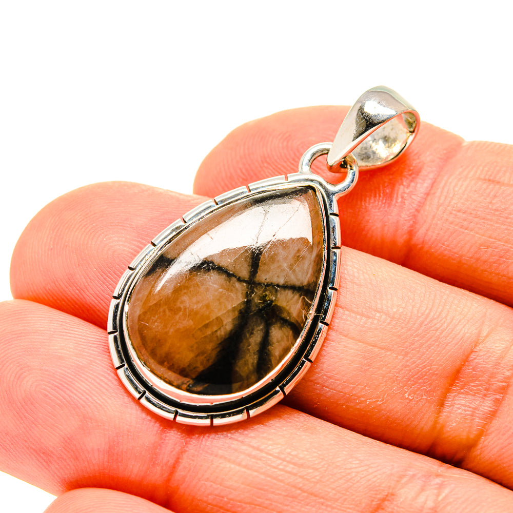 Chiastolite Pendants handcrafted by Anasilvercos - PD754715