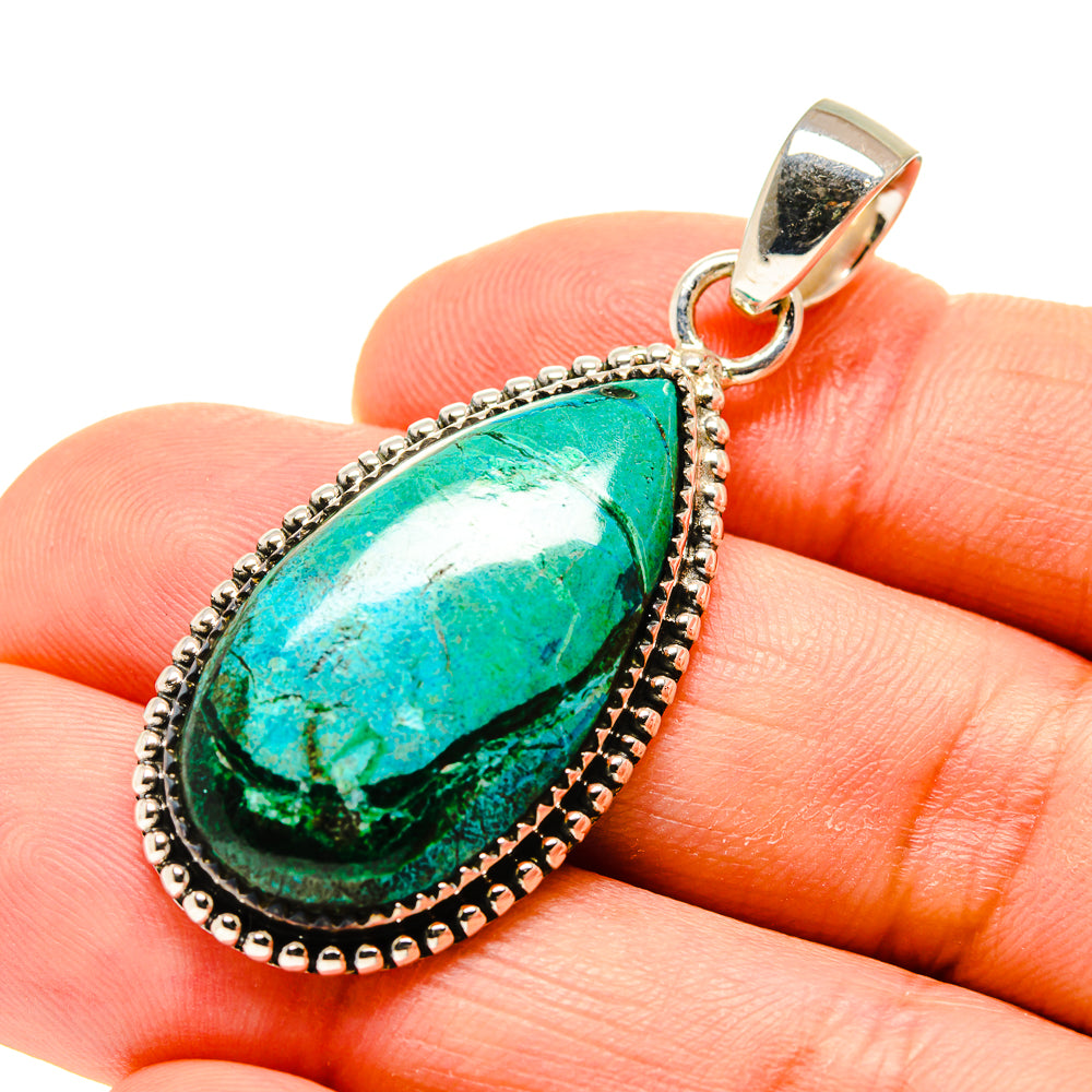 Chrysocolla Pendants handcrafted by Anasilvercos - PD754736
