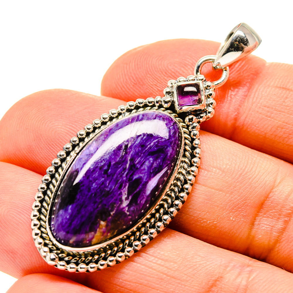 Charoite Pendants handcrafted by Anasilvercos - PD754746