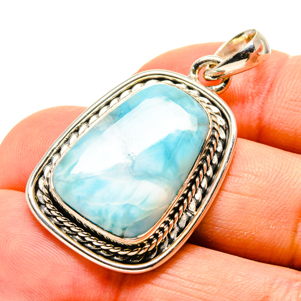 Larimar Pendants handcrafted by Anasilvercos - PD754749