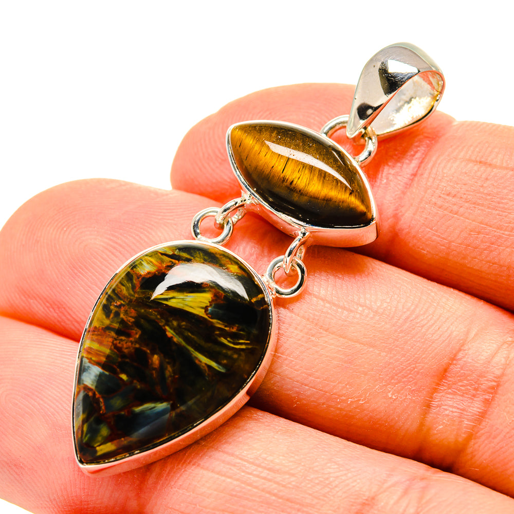 Pietersite Pendants handcrafted by Anasilvercos - PD754762