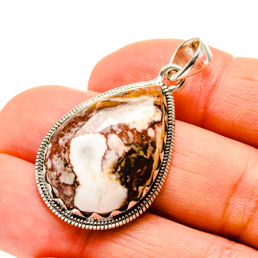 Peanut Wood Jasper Pendants handcrafted by Anasilvercos - PD754763