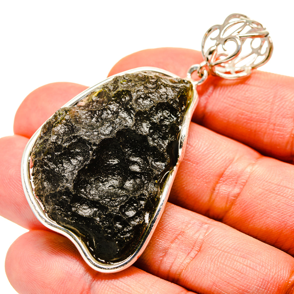 Czech Moldavite Pendants handcrafted by Anasilvercos - PD754802
