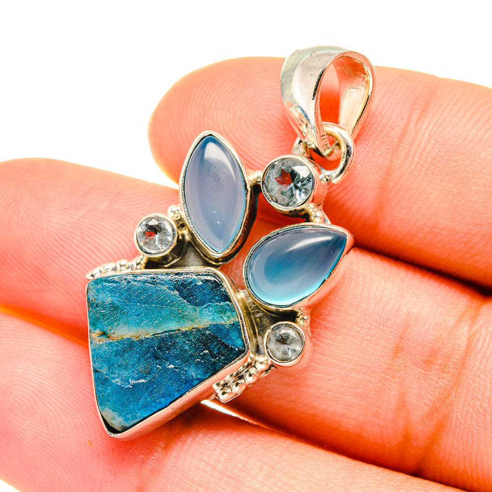 Apatite Pendants handcrafted by Anasilvercos - PD7549
