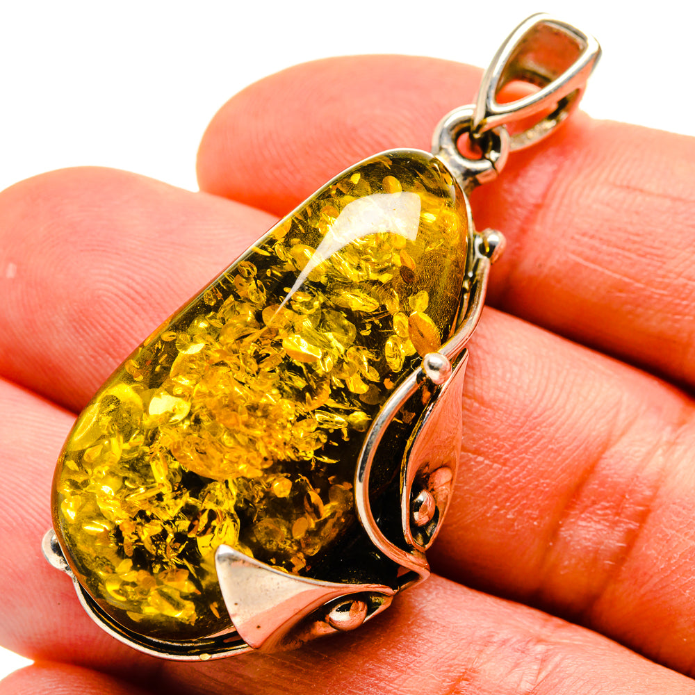 Baltic Amber Pendants handcrafted by Anasilvercos - PD754903