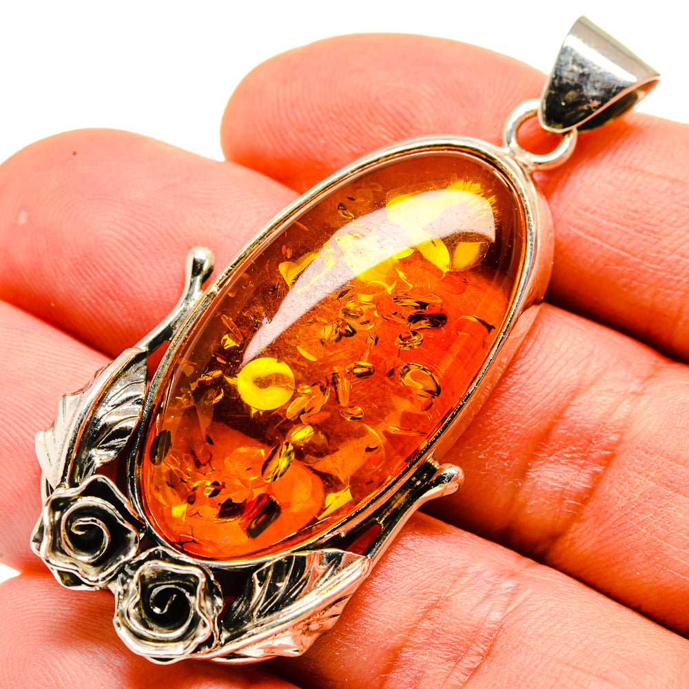 Baltic Amber Pendants handcrafted by Anasilvercos - PD754904