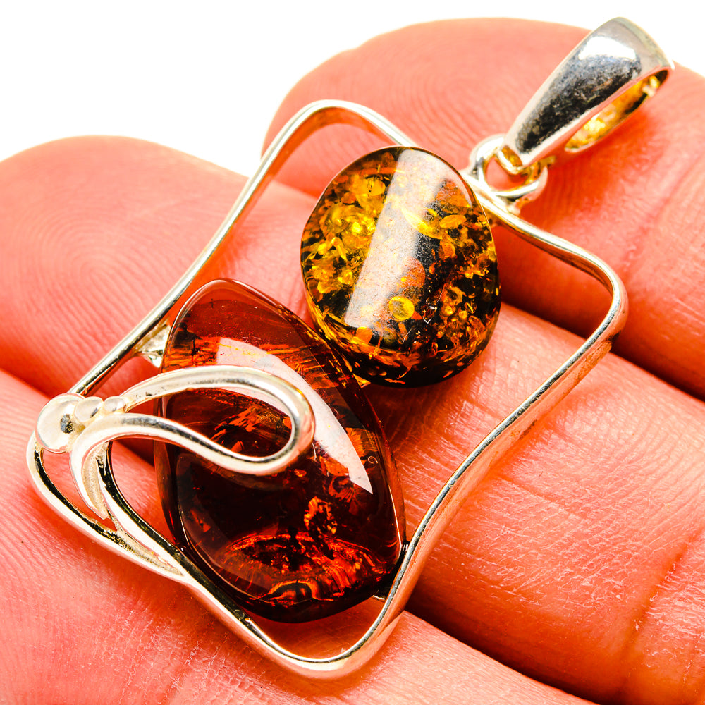 Baltic Amber Pendants handcrafted by Anasilvercos - PD754952