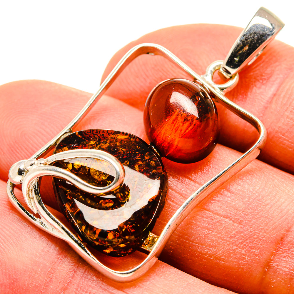 Baltic Amber Pendants handcrafted by Anasilvercos - PD754953