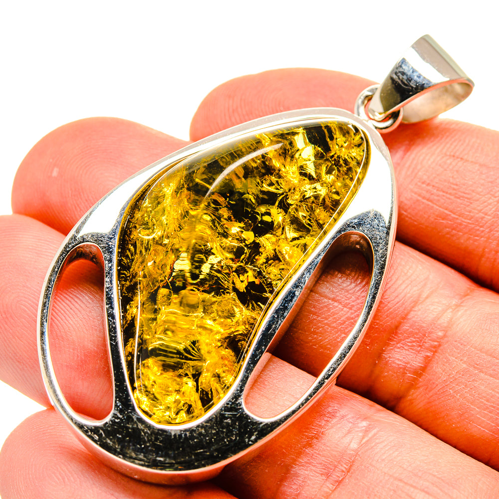 Baltic Amber Pendants handcrafted by Anasilvercos - PD754968