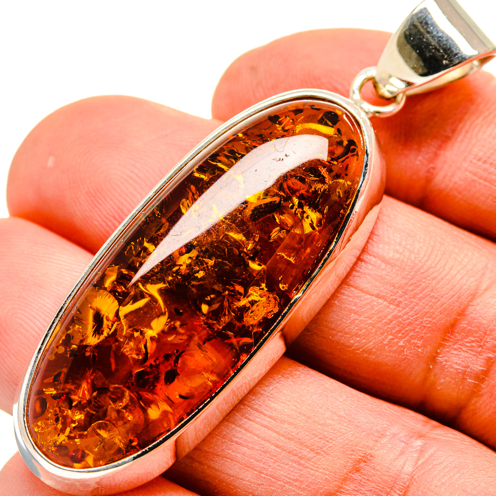 Baltic Amber Pendants handcrafted by Anasilvercos - PD754980