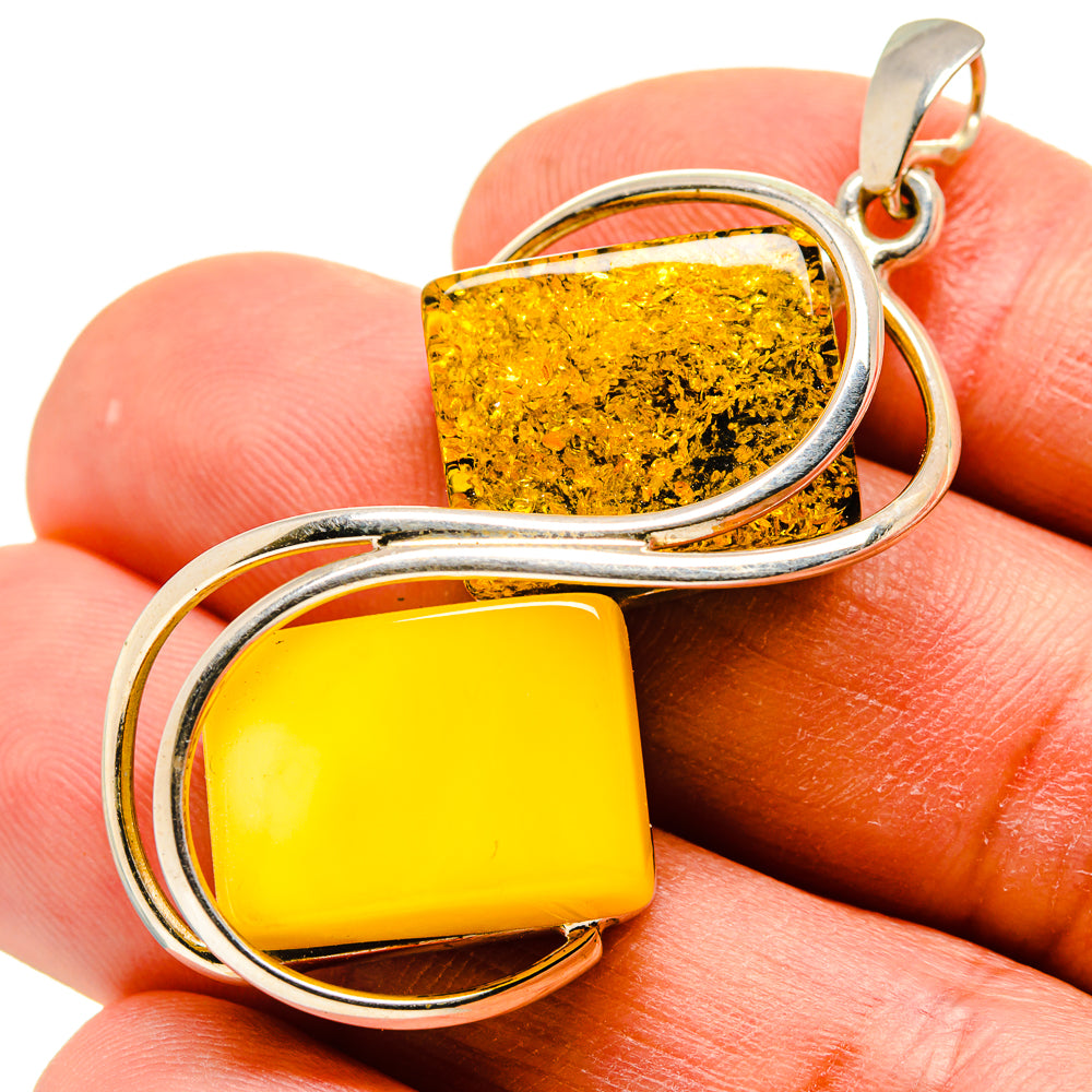 Baltic Amber Pendants handcrafted by Anasilvercos - PD754990