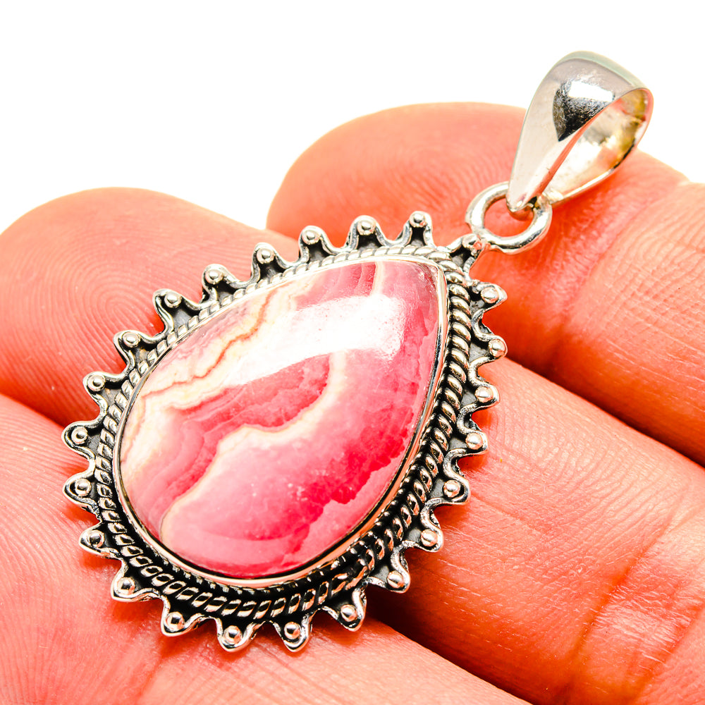Rhodochrosite Pendants handcrafted by Anasilvercos - PD755011