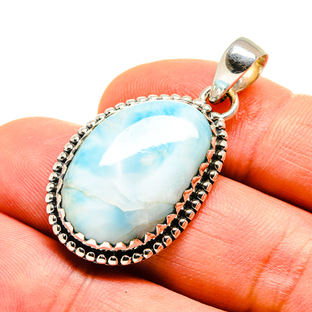 Larimar Pendants handcrafted by Anasilvercos - PD755017