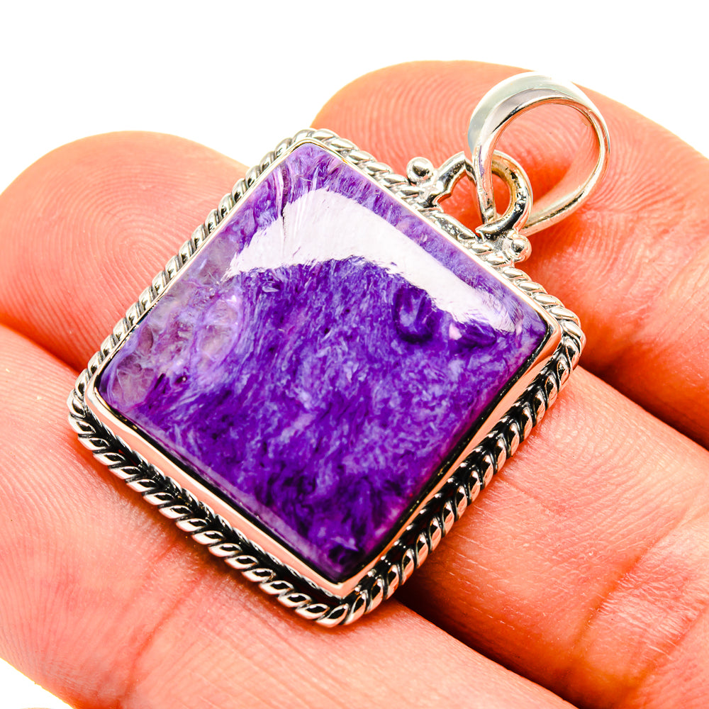 Charoite Pendants handcrafted by Anasilvercos - PD755022