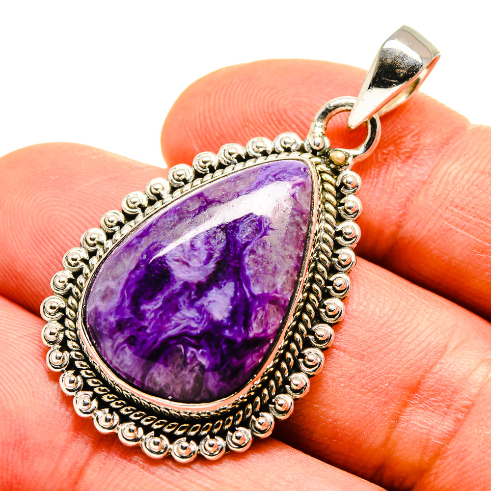 Charoite Pendants handcrafted by Anasilvercos - PD755033