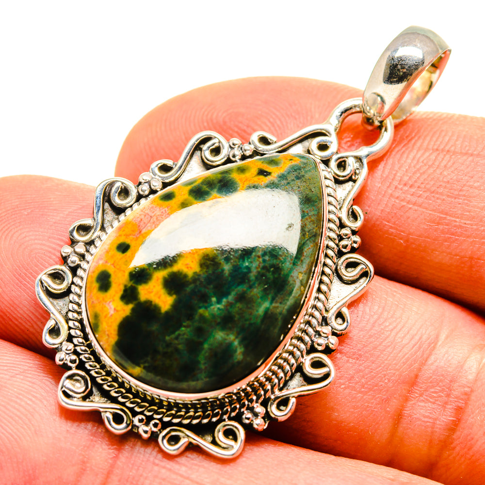 Ocean Jasper Pendants handcrafted by Anasilvercos - PD755035