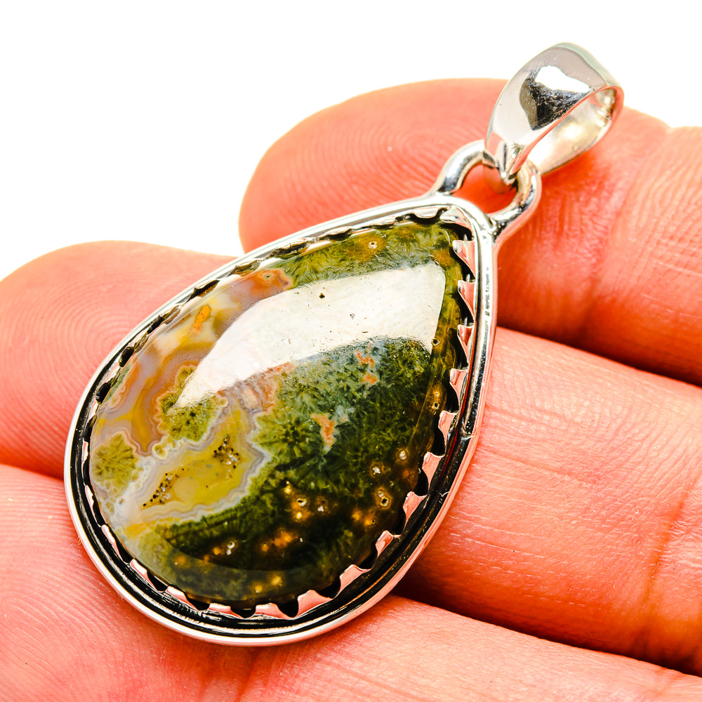 Ocean Jasper Pendants handcrafted by Anasilvercos - PD755042