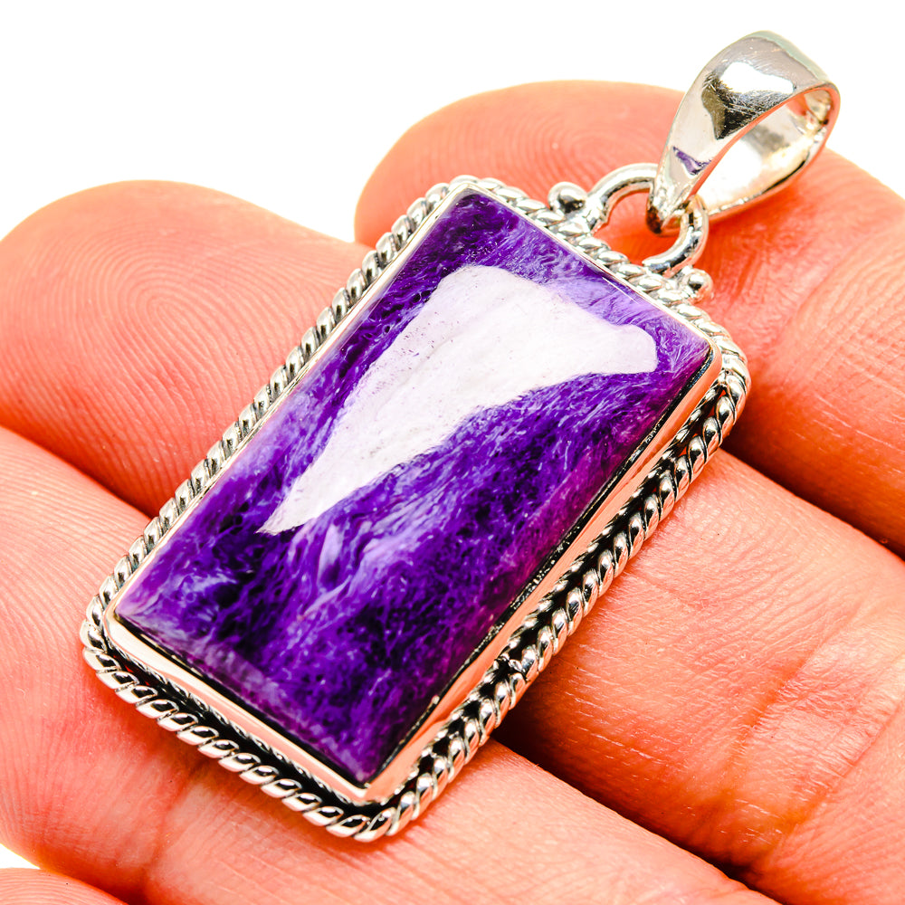 Charoite Pendants handcrafted by Anasilvercos - PD755043