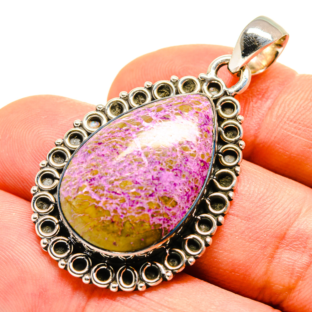 Stichtite Pendants handcrafted by Anasilvercos - PD755046