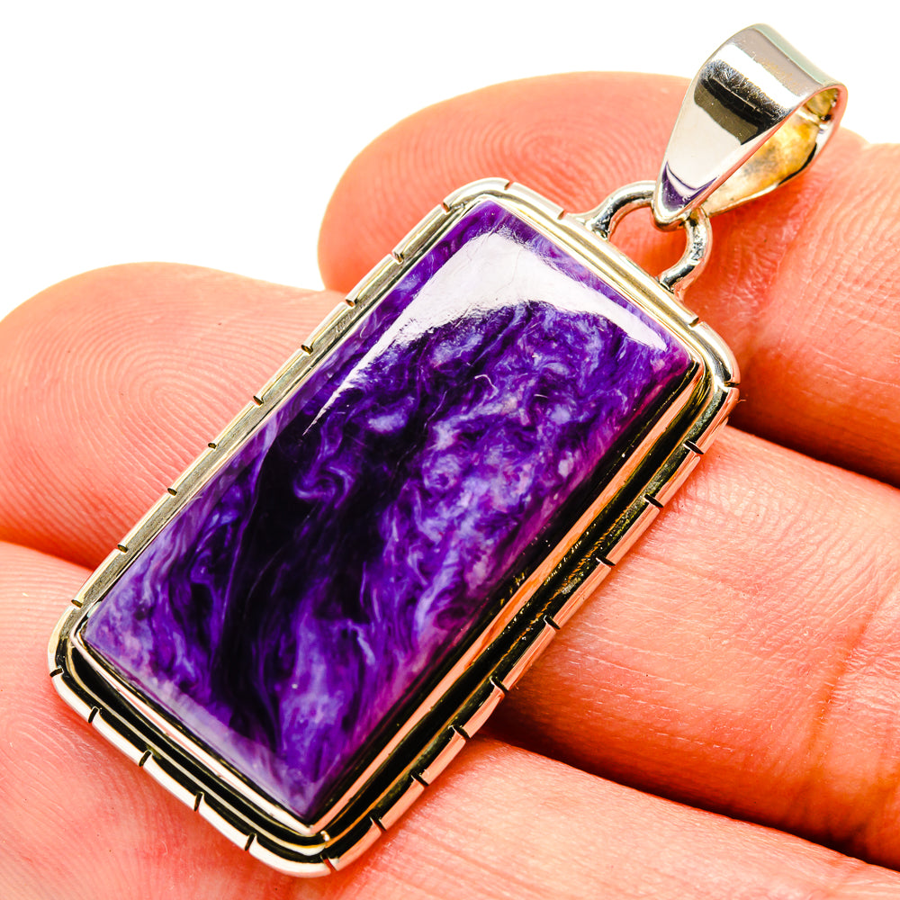 Charoite Pendants handcrafted by Anasilvercos - PD755048