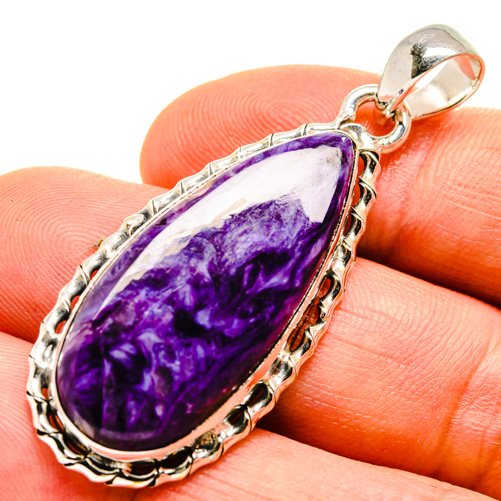 Charoite Pendants handcrafted by Anasilvercos - PD755056