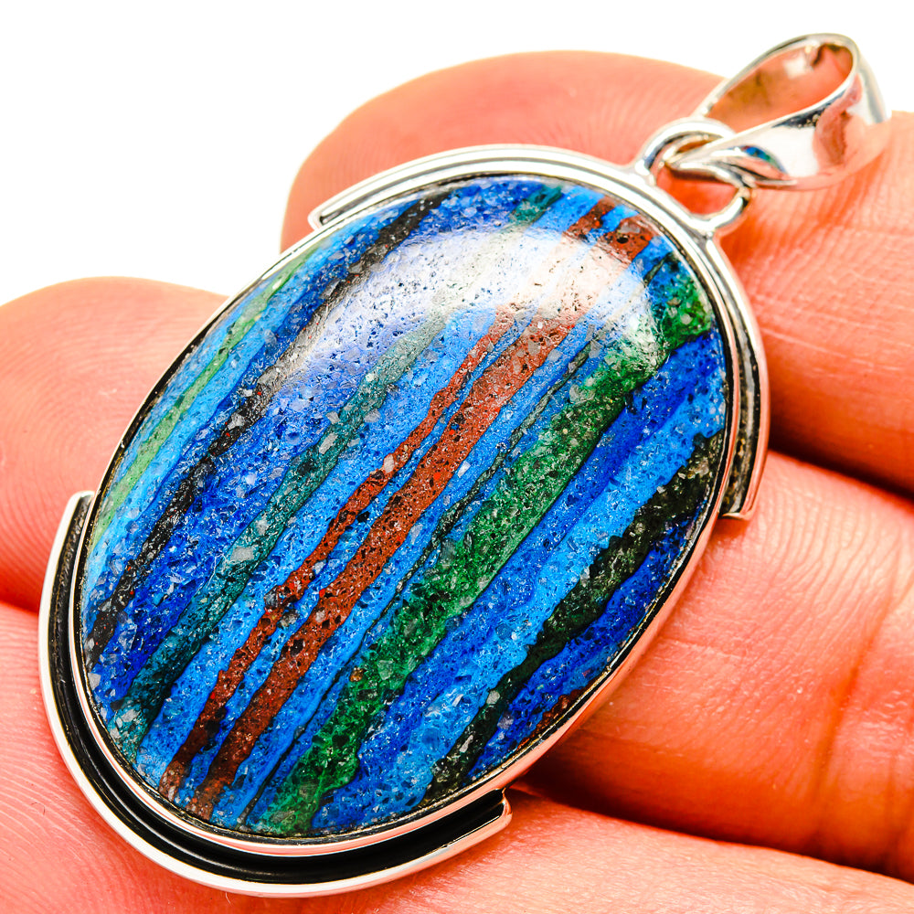 Rainbow Calsilica Pendants handcrafted by Anasilvercos - PD755057
